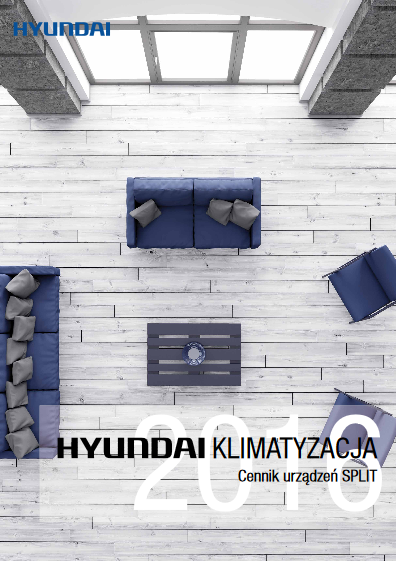 Cennik klimatyzatorów Hyundai 2016 